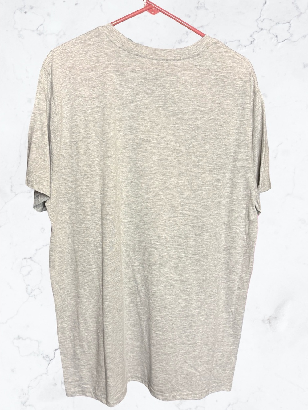 Disney Gray Mickey Mouse Logo Tee with Black Print - Picture 4 of 4